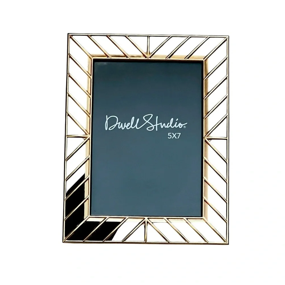 Dwell Studio Gold Photo Frame, 5x7